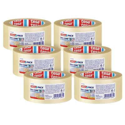 tesa ULTRA STRONG 57176 Pakband Transparant (l x b) 66 m x 50 mm 6 stuk(s) tesa ULTRA STRONG 57176 Pakband Transparant (l x b) 66 m x 50 mm 6 stuk(s)