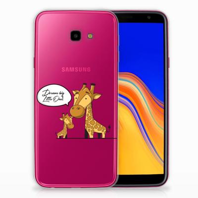 Samsung Galaxy J4 Plus (2018) Telefoonhoesje met Naam Giraffe Samsung Galaxy J4 Plus (2018) Telefoonhoesje met Naam Giraffe