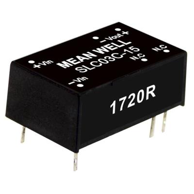 MEAN WELL SLC03A-12 DC/DC-convertermodule 250 mA 3 W Aantal uitgangen: 1 x Inhoud 1 stuk(s)
