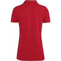 JAKO 6329D Polo Premium Basics Dames - Rood Gemeleerd - 40 - thumbnail
