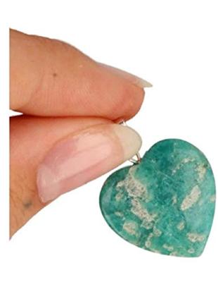 Hartvormige Hanger Amazoniet (20 mm) Hartvormige Hanger Amazoniet (20 mm)