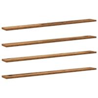 Boekenplank Bord 4 pcs Bruin 100 x 40 x 1.5cm Spaanplaat - thumbnail