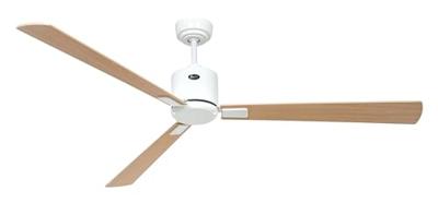 CasaFan ECO NEO III 152 WE-AH/BU WiFi Flügel Ahorn/Buche Plafondventilator 27 W (Ø x h) 152 cm x 360 mm Wit Met afstandsbediening, Timer, Met wintermodus,