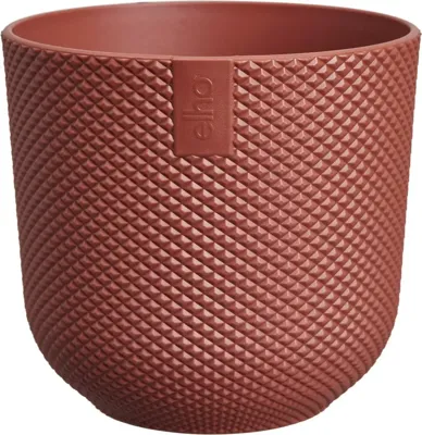 elho bloempot jazz rond mini d9 h9cm Toscaans rood