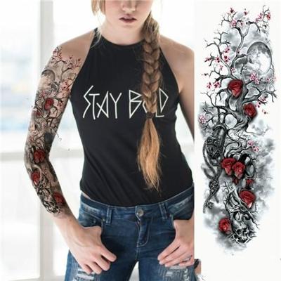 Grote arm mouw waterdichte tijdelijke tattoo sticker (TQB-006)