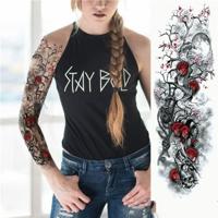Grote arm mouw waterdichte tijdelijke tattoo sticker (TQB-006) - thumbnail