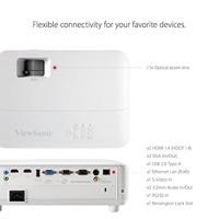 Viewsonic PG701WU Business DLP Beamer (WUXGA, 3.500 ANSI lumen, 2x HDMI, 2 watt luidspreker, 1.1x optische zoom) wit - thumbnail