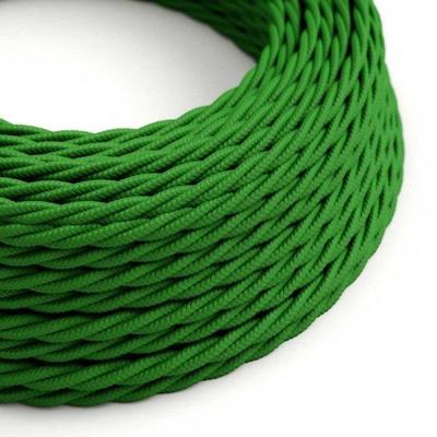 Strijkijzersnoer Groen (gevlochten) - viscose | 10cm | Creative-Cables | Creative-Cables | Creative-Cables | Creative-Cables | Creative-Cables | | |