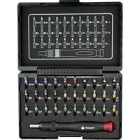 TOOLCRAFT 809204 Bitset 31-delig Plat, Kruiskop Phillips, Kruiskop Pozidriv, Inbus, T-profiel - thumbnail