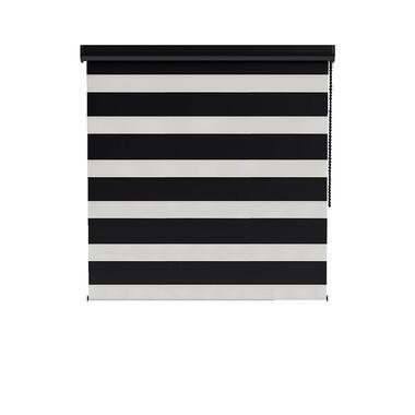 Fenstr duo rolgordijn Dublin verduisterend - zwart (15011) - Leen Bakker