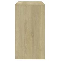 Dressoirs 2 st 70x41x75 cm bewerkt hout sonoma eikenkleurig - thumbnail