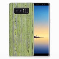 Samsung Galaxy Note 8 | Bumper Hoesje | Green Wood - thumbnail