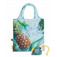 Fabrizio shopper Feeling Tropical 38 x 38 cm polyester blauw - thumbnail