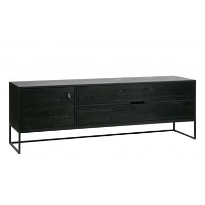 WOOOD TV-meubel 'Silas' Eiken 180cm, kleur zwart