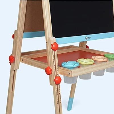 Classic World houten magneet- en schoolbord 2in1, 39dlg.