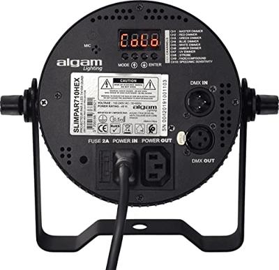 Algam Lighting Slimpar 710 HEX LED-par 7x 10W RGBWAU - thumbnail