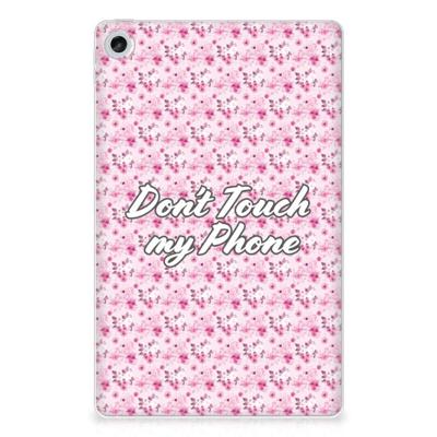 Lenovo Tab M10 Plus (3e generatie) Print Case Flowers Pink DTMP Lenovo Tab M10 Plus (3e generatie) Print Case Flowers Pink DTMP
