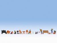 Noch 16215 H0 Figuren-Themaset „In de tuin“ - thumbnail