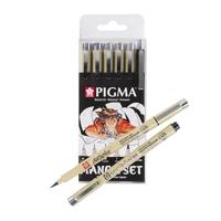 Sakura unieke manga-collectie van 6 pigma micron - thumbnail