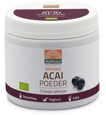 Mattisson HealthStyle Biologisch Acai Poeder Mattisson HealthStyle Biologisch Acai Poeder