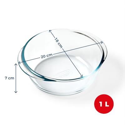 Pyrex Airfryer ronde schaal 1L 20x18x7cm