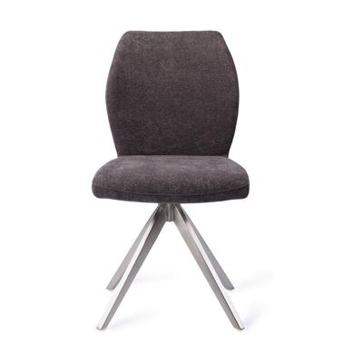 Jesper Home Eetkamerstoel 'Ikata' Turn Steel, Draaibaar, kleur Almost Black