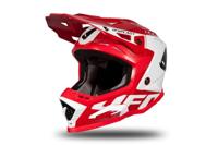 UFO PLAST Helmet echus m red/white - thumbnail