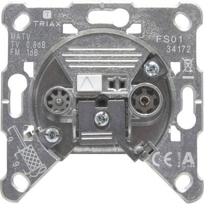 Triax FS 01 Antennedoos FM, TV Inbouw (in muur) Contactdoos Triax FS 01 Antennedoos FM, TV Inbouw (in muur) Contactdoos