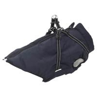 VidaXL Hondenjas met harnas waterdicht reflecterend marineblauw l52 - thumbnail