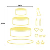 Nellie's Choice • shape die bruidstaart - thumbnail