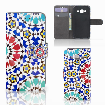 Samsung Galaxy J3 2016 Bookcase Mozaïek