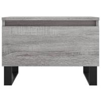 Salontafels 2 st 50x46x35 cm bewerkt hout grijs sonoma eiken - thumbnail