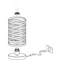 Eglo Zwart tafellampjeCremella - 99506 - thumbnail