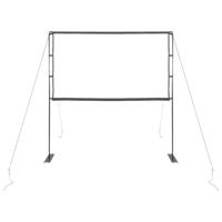 Projectiescherm met statieven 100 inch 16:9 - thumbnail