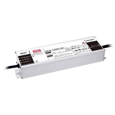 MEAN WELL HLG-150H-24AB LED-driver Constante spanning 151.2 W 3.8 - 6.3 A 22 - 27 V/DC Dimbaar, 3-in-1 dimmer, Instelbaar, PFC-schakeling, Outdoor,