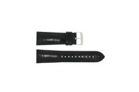 Horlogeband Armani AR0263 / AR8004 / AR8006 Leder Zwart 24mm - thumbnail