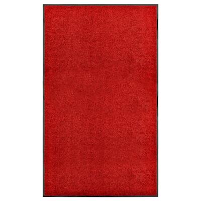 Deurmat wasbaar 90x150 cm rood
