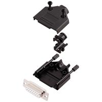 encitech DTPK-P-15-DBS-W-K 6355-8032-12 D-sub female connectorset 180 ° Aantal polen: 15 Soldeerkelk 1 stuk(s) - thumbnail