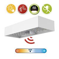 Wandlamp Velamp TEGEL Wit Polycarbonaat 6 W 800 lm (4000 K) - thumbnail