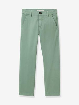 Broek chino saliegroen