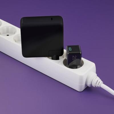 Hama Fast Charger USB-C PD/Qualcomm® Super-Mini Charger 25 W Oplader Zwart - thumbnail