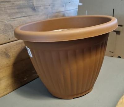 Bloempot Terra voor binnen & buiten - hoogwaardig kunststof - Ø 32.5 x H 24.5 cm