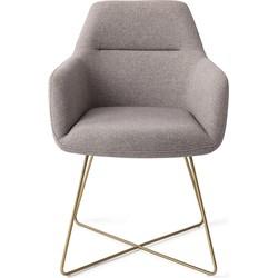 Jesper Home Kinko eetkamerstoel Earl Grey cross gold