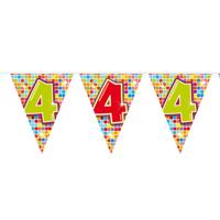 Folat BV Mini vlaggenlijn blocks 4 jaar, 3mtr. - thumbnail