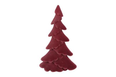 Kerstboom mea kunststof 31 cm bordeaux