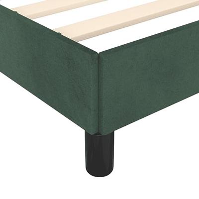 Bedframe zonder matras 160x200 cm fluweel donkergroen