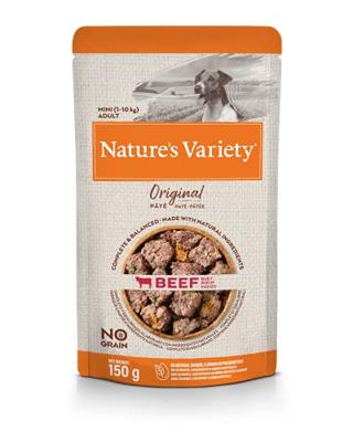 Natures Variety original mini pouch beef