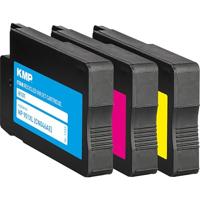 KMP Inktcartridge vervangt HP 951XL, CN046AE, CN047AE, CN048AE Compatibel Combipack Cyaan, Magenta, Geel H101V 1723,4050 - thumbnail