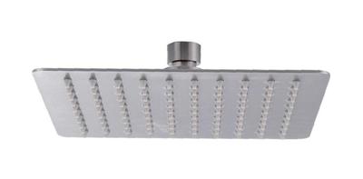 UFO Luxe hoofddouche vierkant 20 cm Ultra plat RVS 304