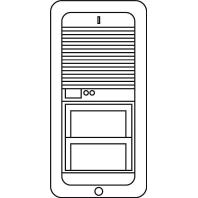 Siedle 200011800-00 Montageaccessoire voor Accessoires voor deurintercom Zwart - thumbnail
